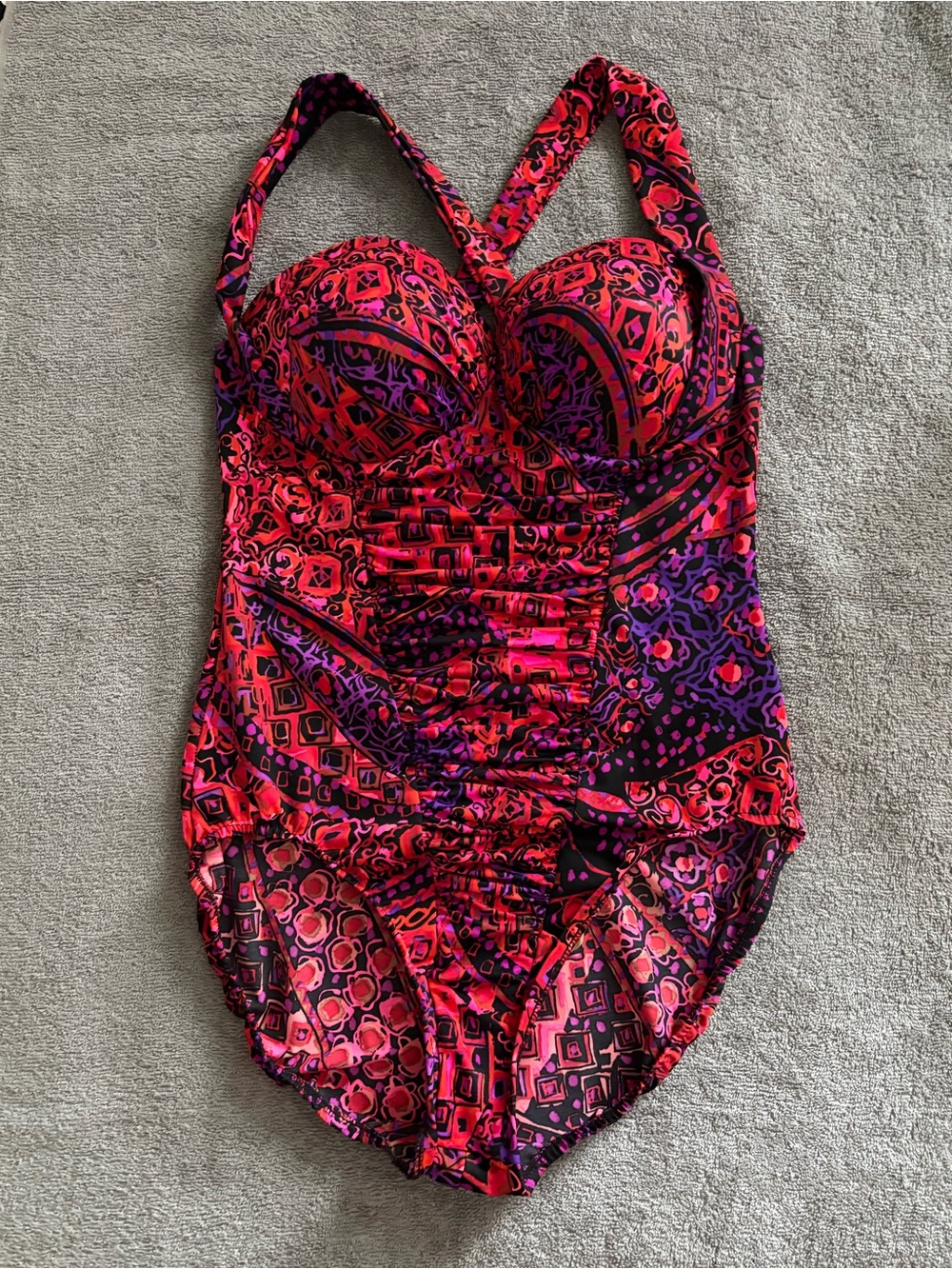 Swim shaper one piece swimsuit bathing suit women's size 16